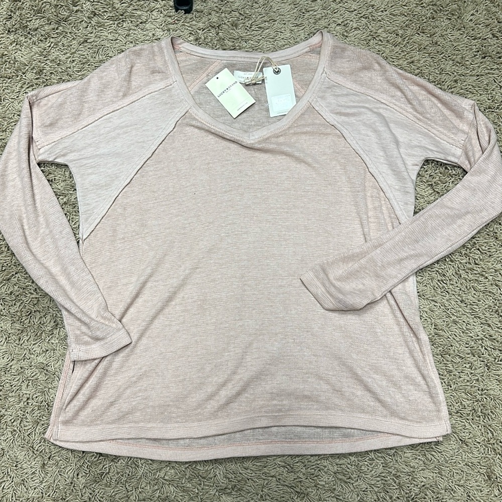 New with Tags Lucky Brand Women’s V neck Shirt